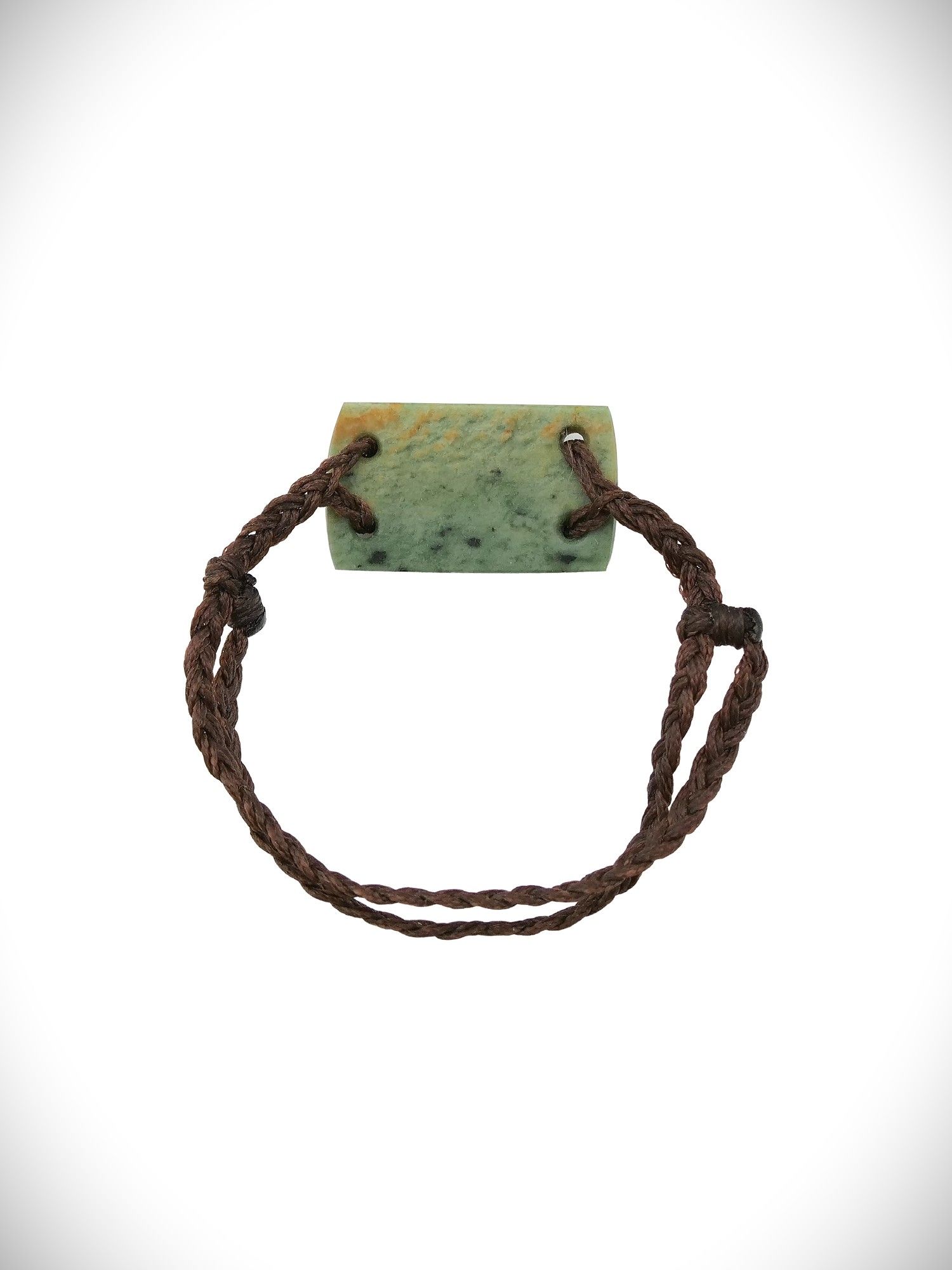 Moko Pounamu Adjustable Bracelet NZ Genuine Auhunga Greenstone 18541