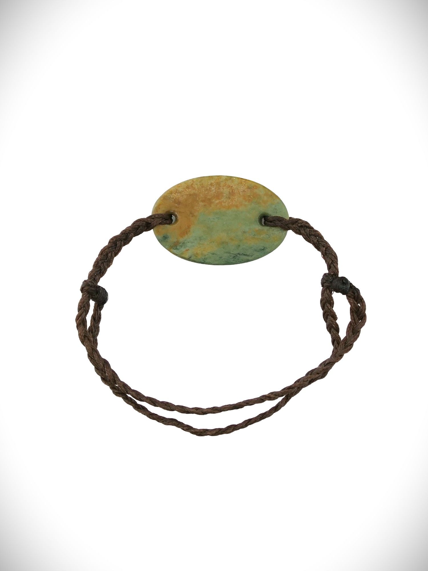 Moko Pounamu Adjustable Bracelet NZ Genuine Auhunga Greenstone 18542