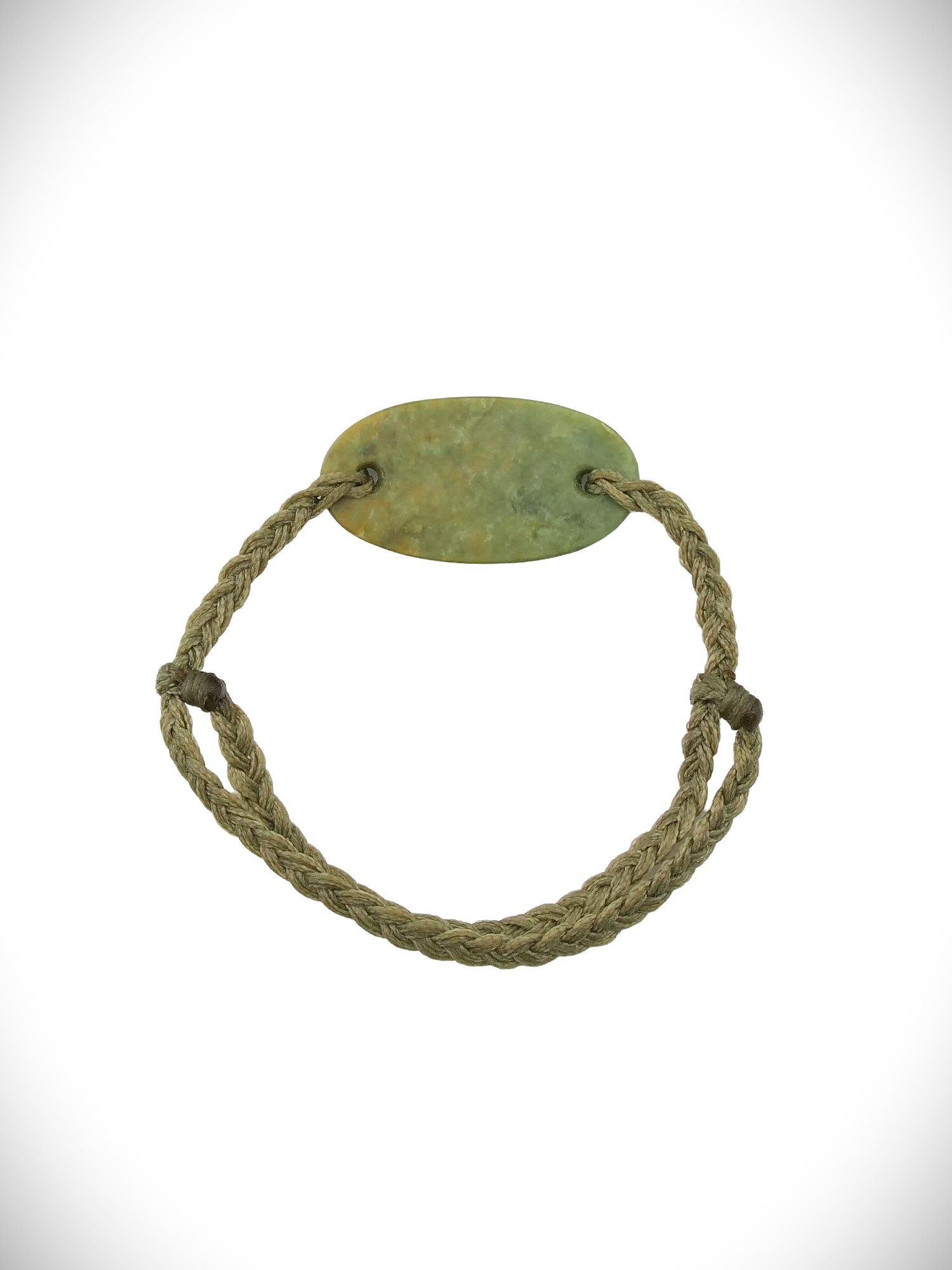 Moko Pounamu Adjustable Bracelet NZ Genuine Auhunga Greenstone 18543