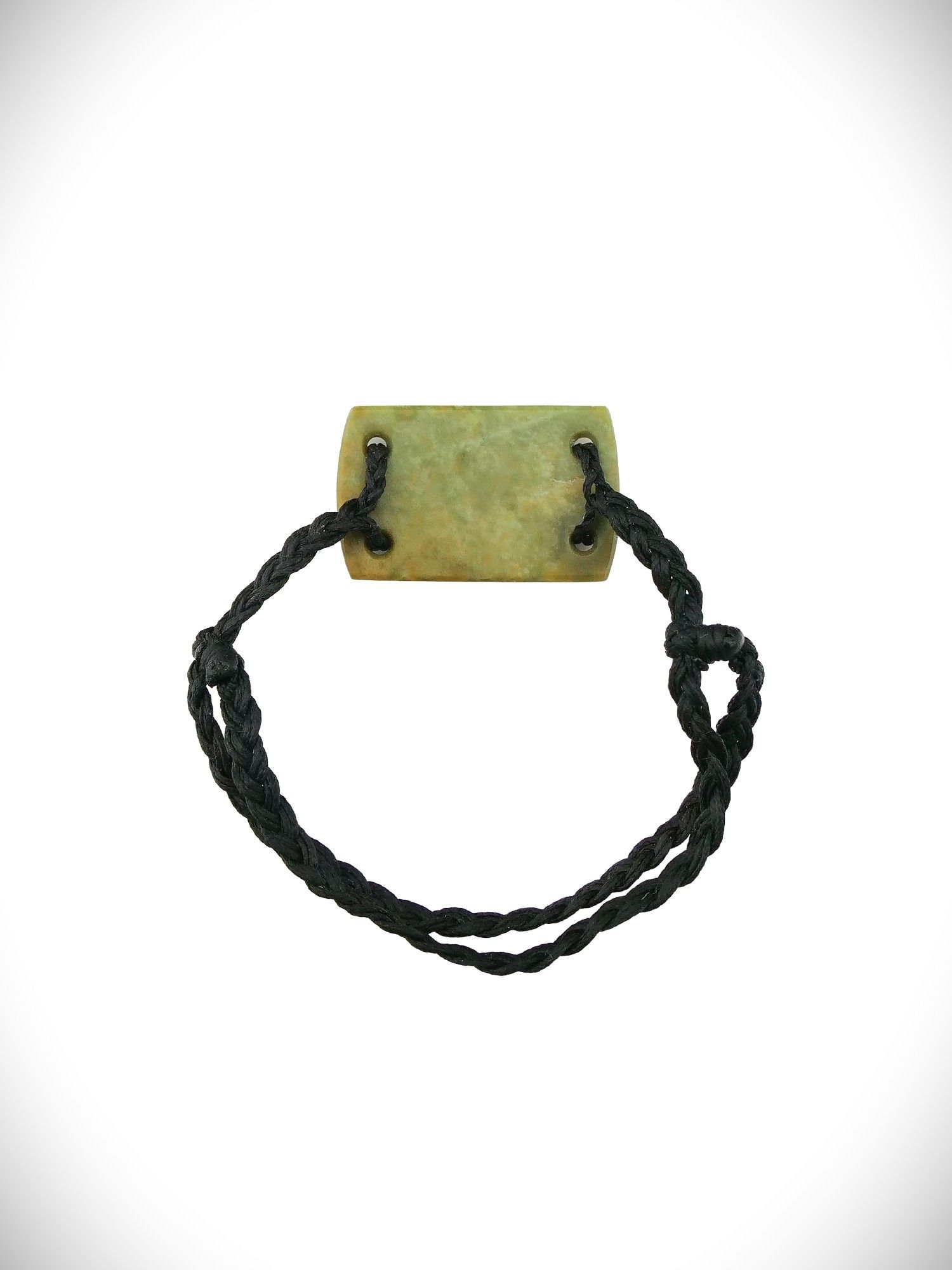 Moko Pounamu Adjustable Bracelet NZ Genuine Raukaraka Greenstone 18549