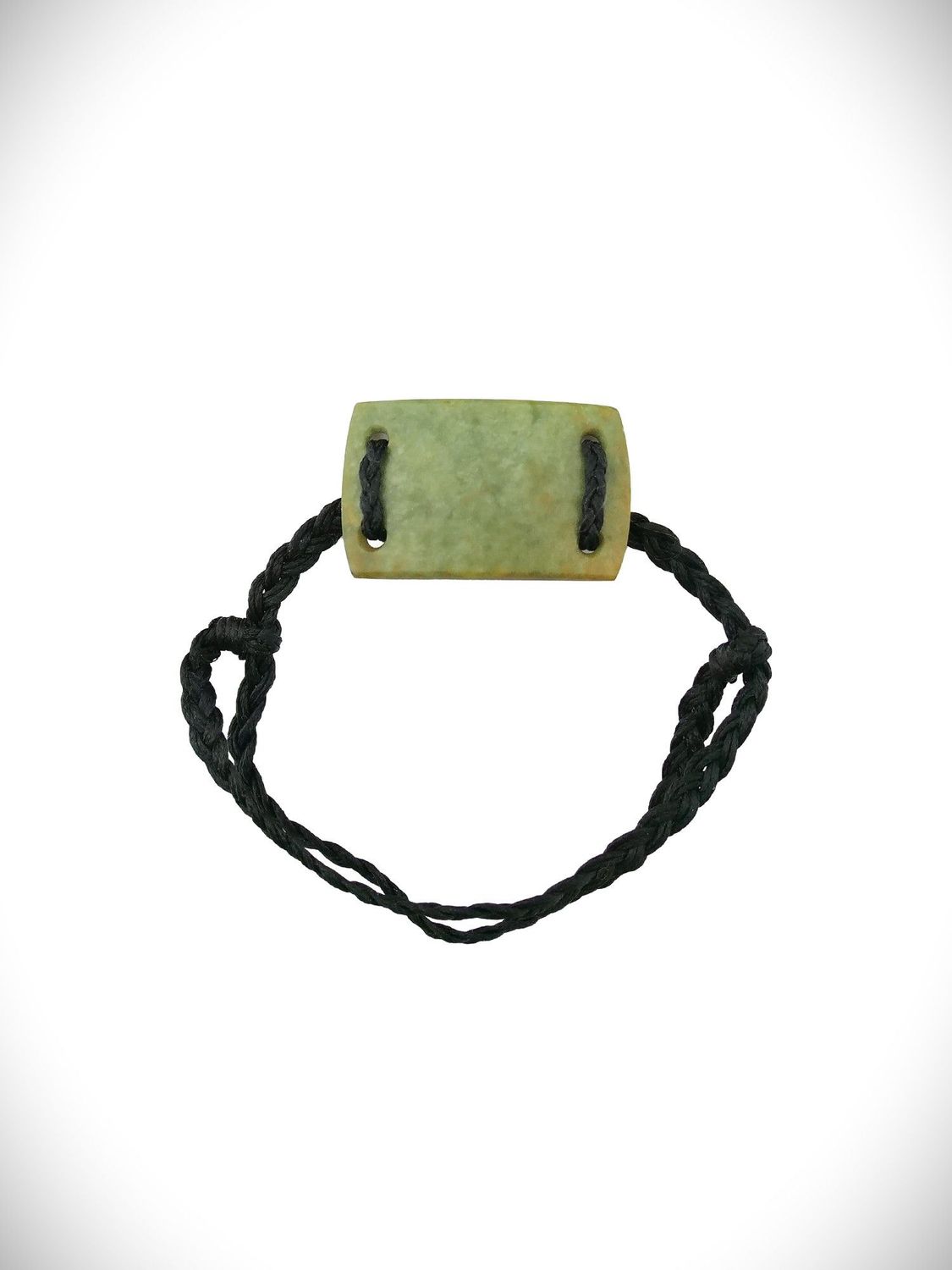 Moko Pounamu Adjustable Bracelet NZ Genuine Raukaraka Greenstone 18549