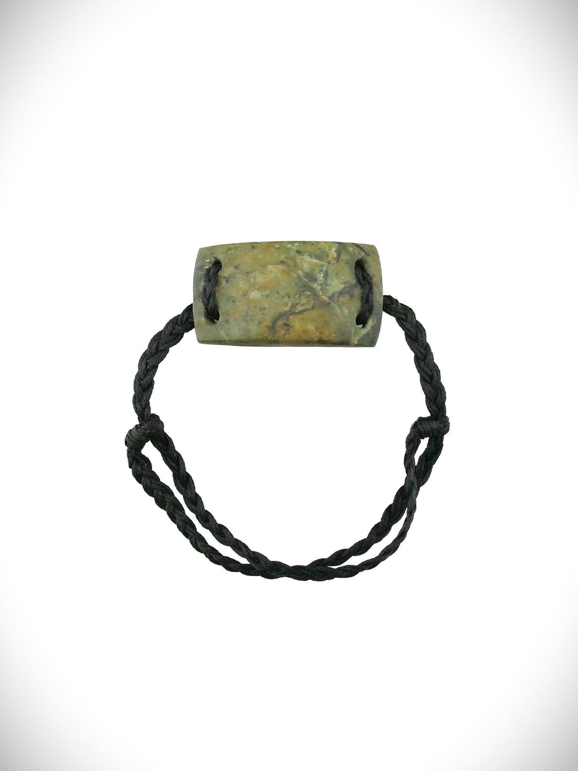 Moko Pounamu Adjustable Bracelet NZ Genuine Raukaraka Greenstone 18550