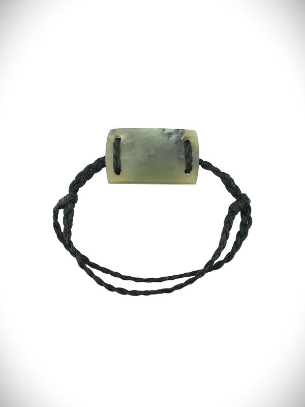 Moko Pounamu Adjustable Bracelet NZ Genuine Inanga Flower Greenstone 18567 Moko Pounamu Adjustable Bracelet NZ Genuine Inanga Flower Greenstone 18567