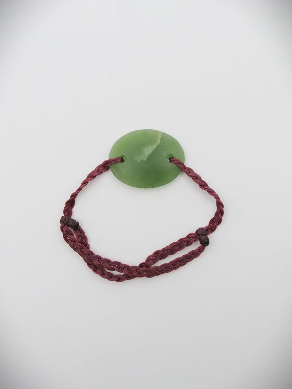 Moko Pounamu Adjustable Bracelet NZ Genuine Kahurangi Greenstone 18540 Moko Pounamu Adjustable Bracelet NZ Genuine Kahurangi Greenstone 18540