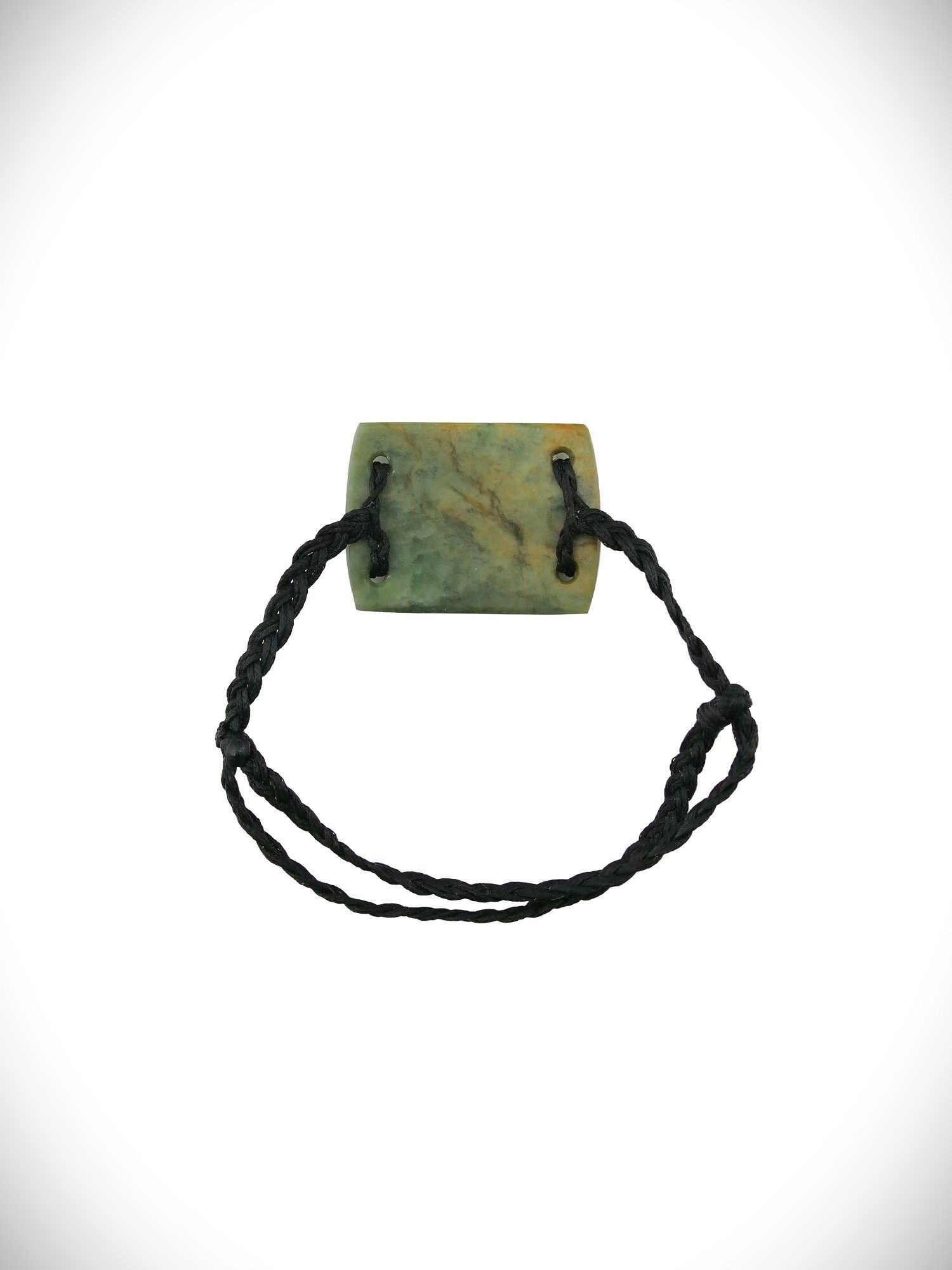 Moko Pounamu Adjustable Bracelet NZ Genuine Marsden Flower Greenstone 18545