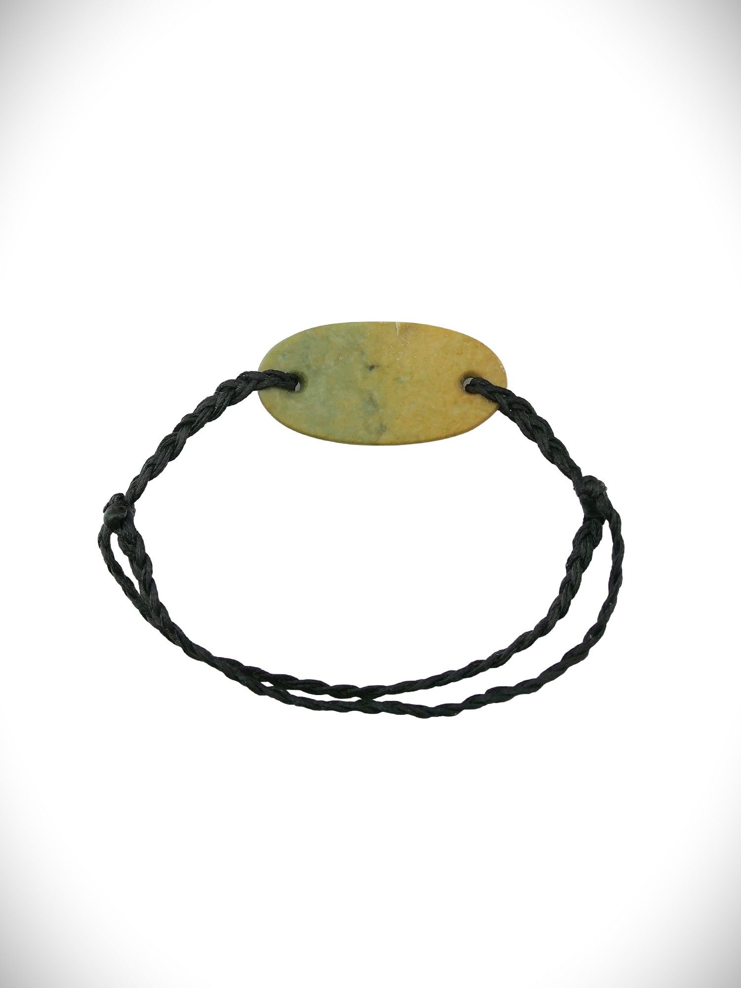 Moko Pounamu Adjustable Bracelet NZ Genuine Raukaraka Greenstone 18551