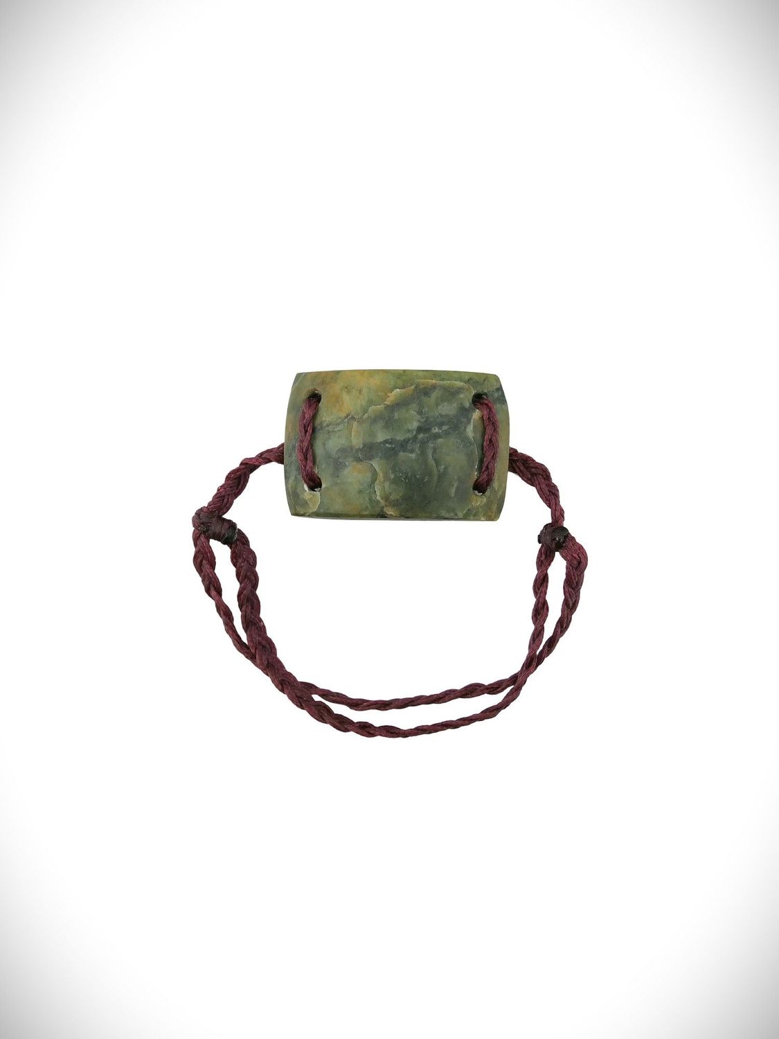 Moko Pounamu Adjustable Bracelet NZ Genuine Raukaraka Greenstone 18553