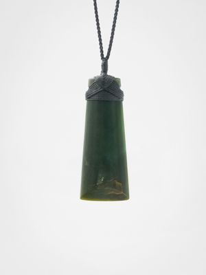 Moko Pounamu Toki NZ Genuine Kawakawa Greenstone - Honikiwi
