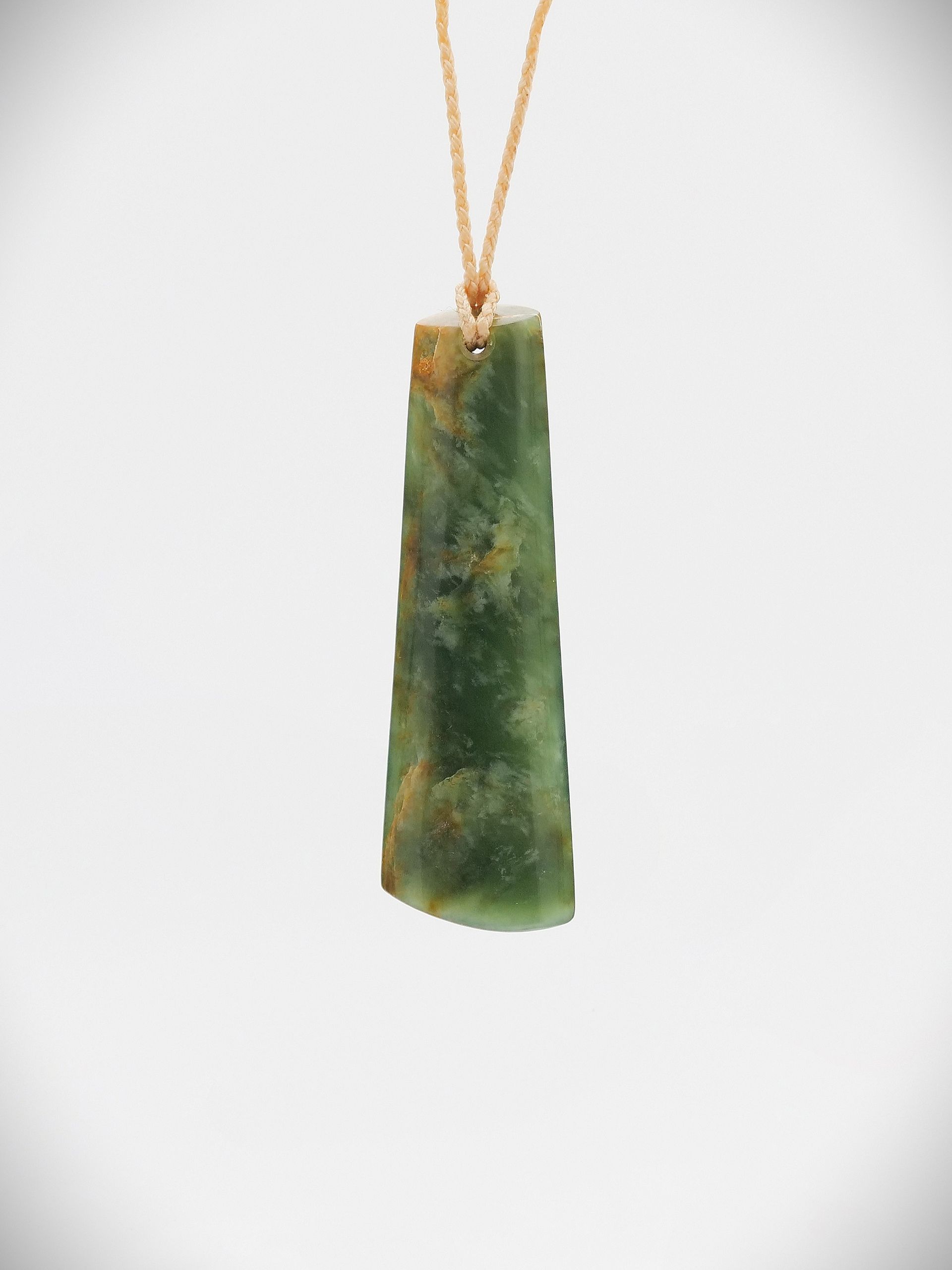 Moko Pounamu Kuru Genuine NZ Marsden Flower Greenstone - Aongatete