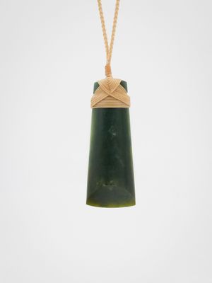 Moko Pounamu Toki NZ Genuine Kawakawa Greenstone - Mamaku