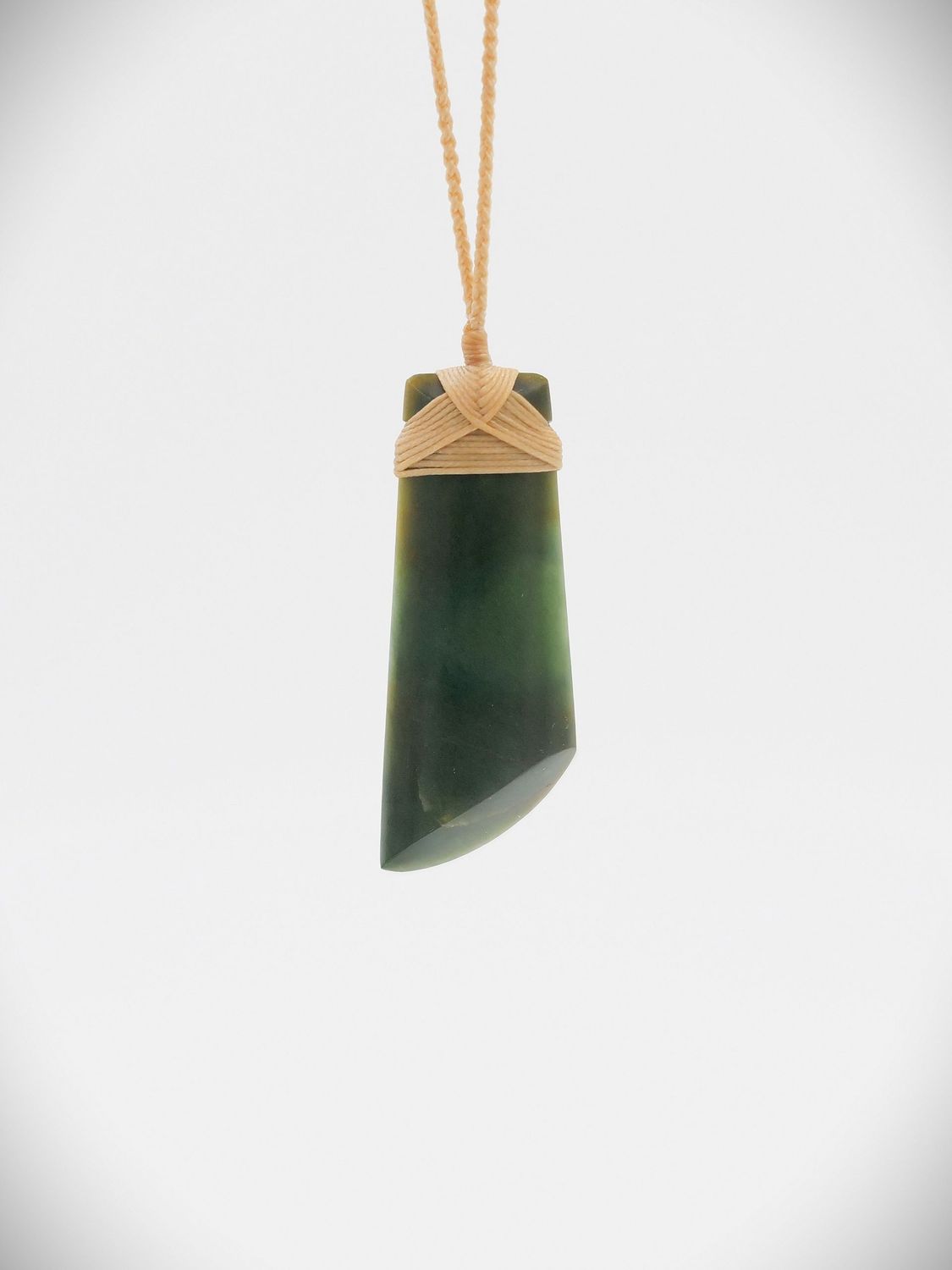 Moko Pounamu Toki NZ Genuine Kawakawa Greenstone - Ngāhinapōuri