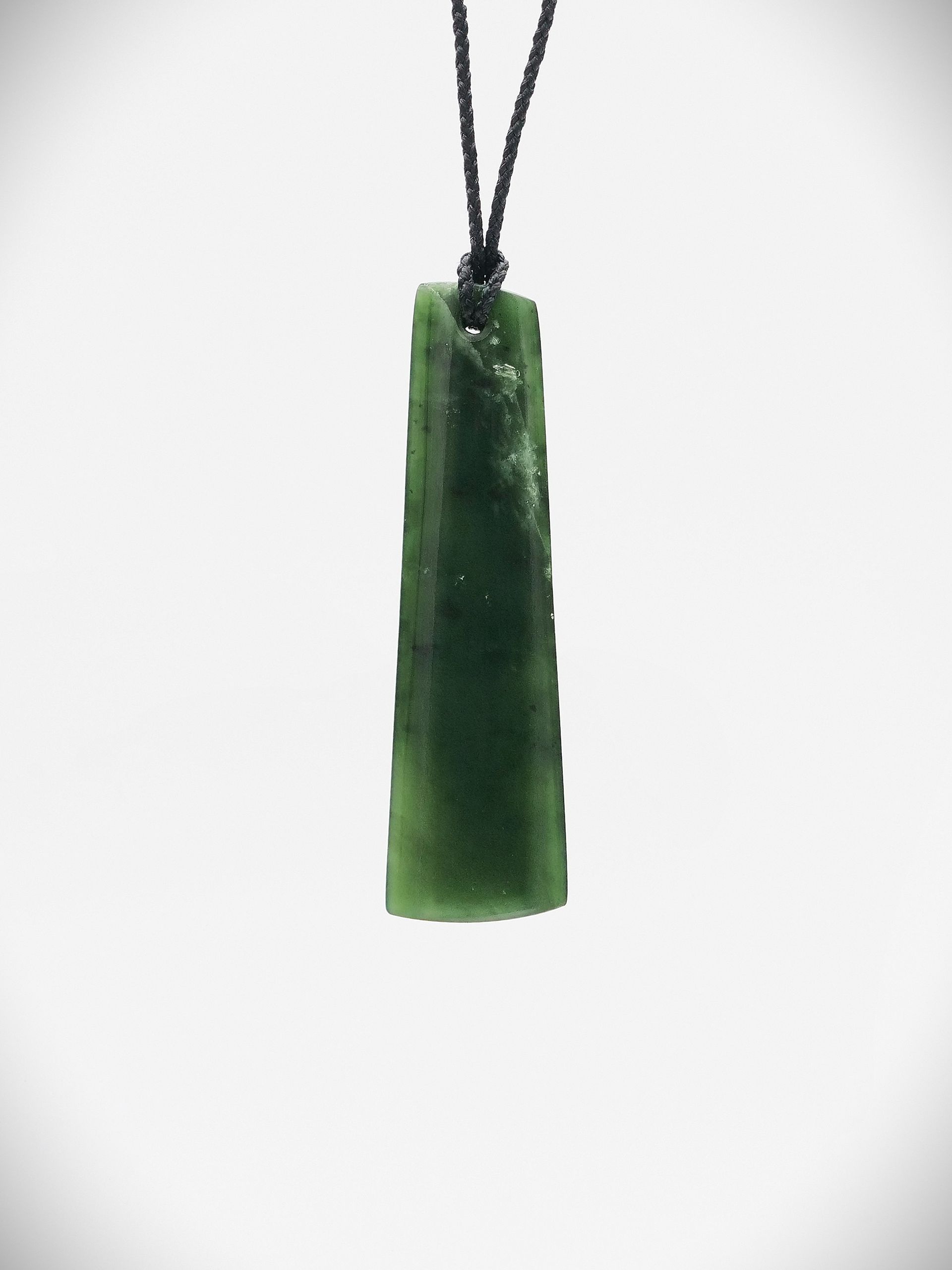 Moko Pounamu Kuru Genuine NZ Kawakawa Greenstone - Arapuni