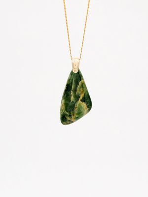 Moko Pounamu Roimata (Teardrop) NZ Genuine Marsden Flower Greenstone & 9ct Gold - Oropi Moko Pounamu Roimata (Teardrop) NZ Genuine Marsden Flower Greenstone & 9ct Gold - Oropi
