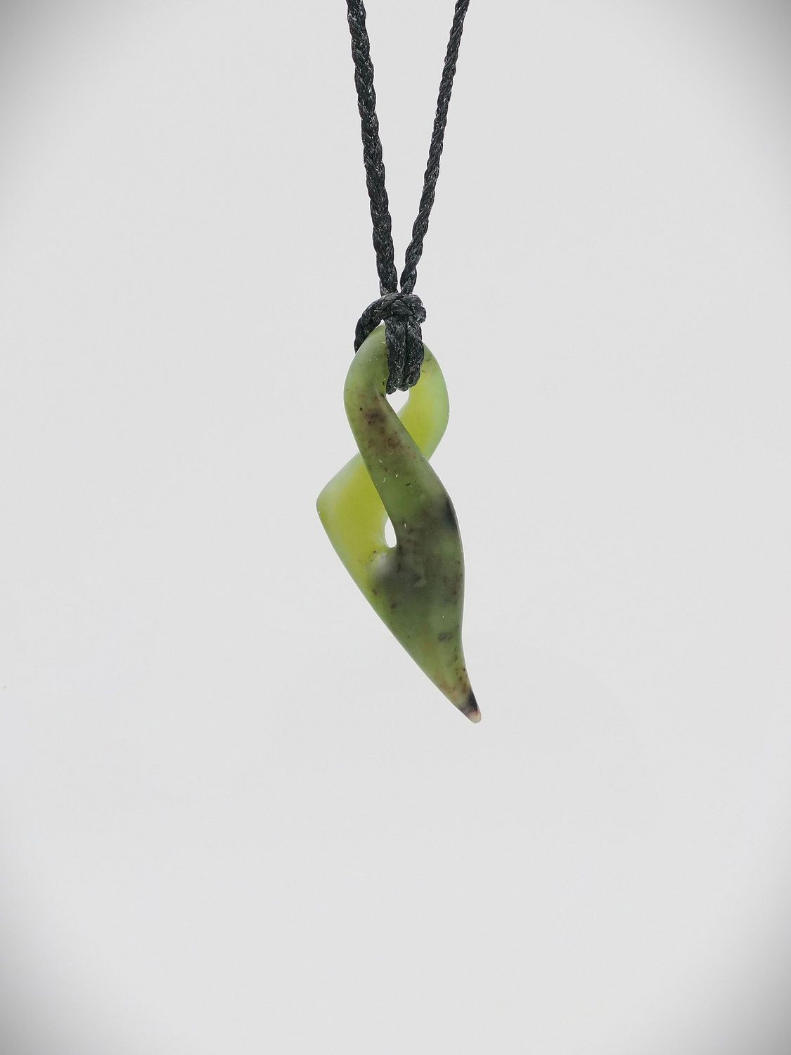 Moko Pounamu Single Pikorua NZ Genuine Totoweka Greenstone - Manawaru
