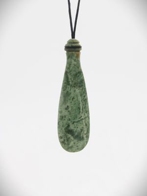 Moko Pounamu Hei Mere NZ Genuine Kokopu Greenstone - Maungakawa