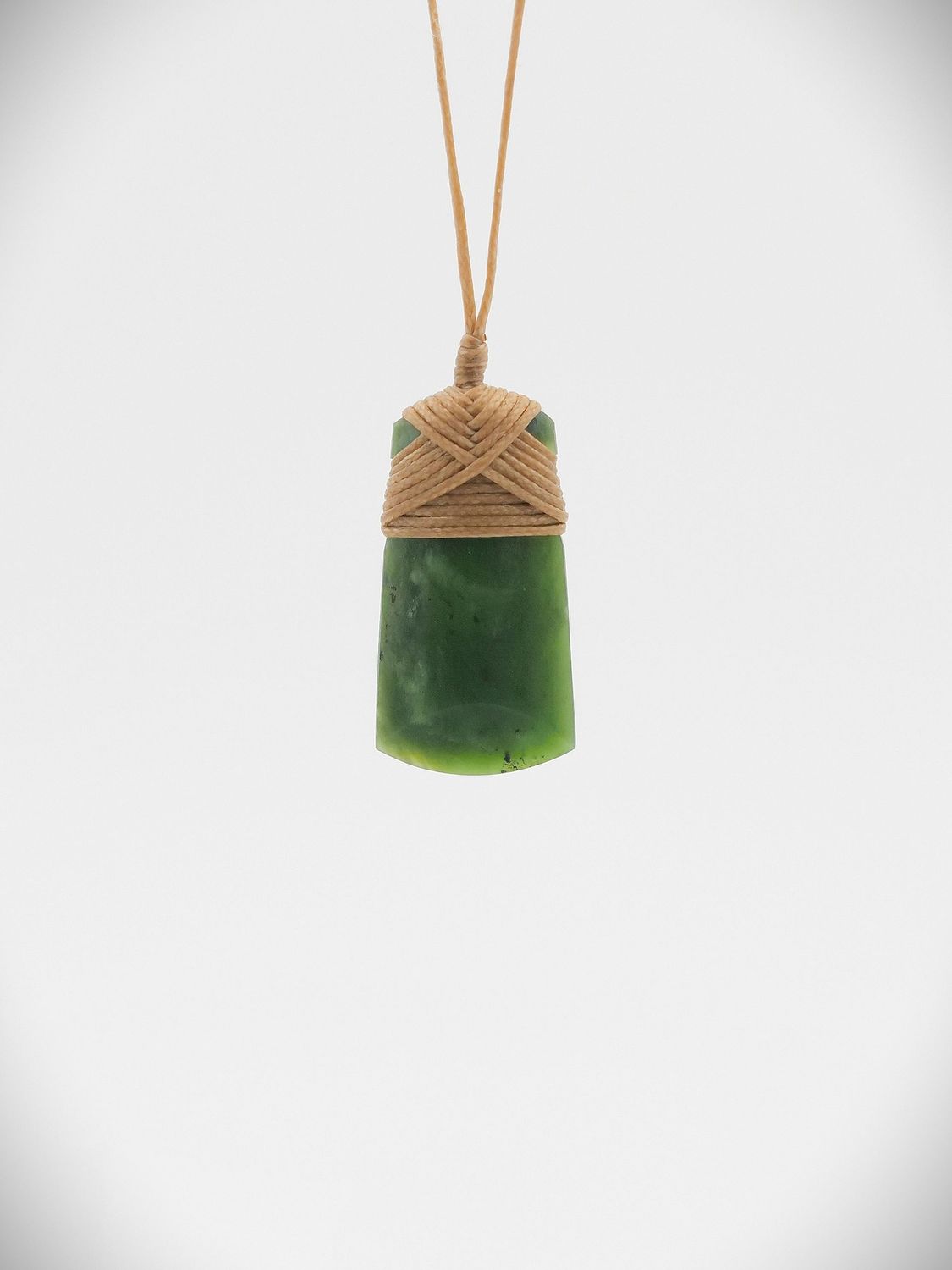 Moko Pounamu Toki Genuine NZ Kahurangi Greenstone - Rotoorangi