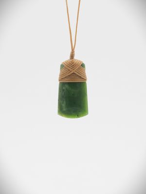 Moko Pounamu Toki Genuine NZ Kahurangi Greenstone - Rotoorangi