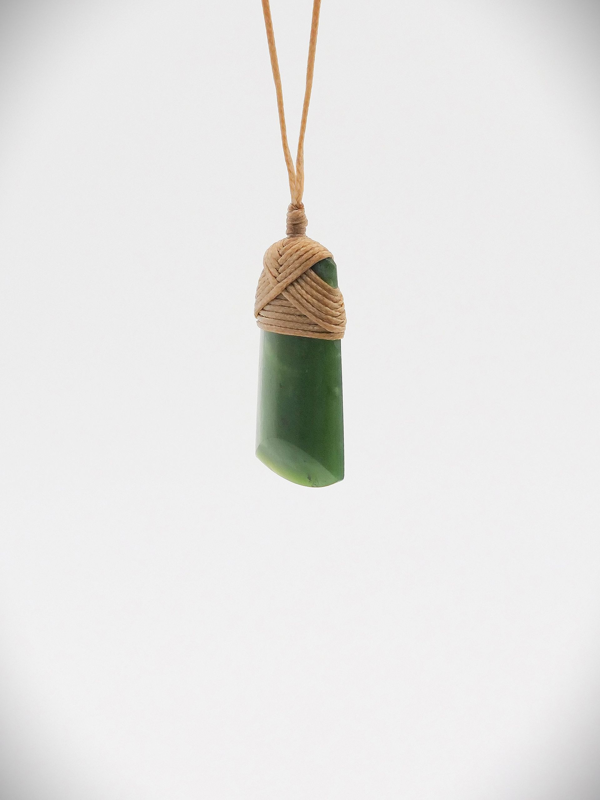 Moko Pounamu Toki Genuine NZ Kahurangi Greenstone - Rotoorangi