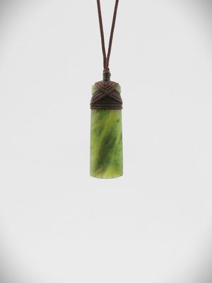 Moko Pounamu Toki NZ Genuine Totoweka Greenstone - Karangahake