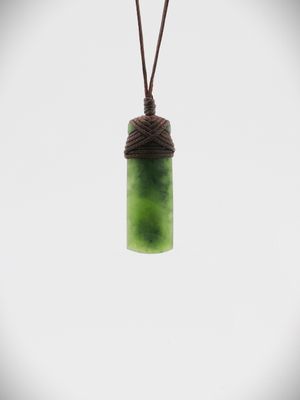 Moko Pounamu Toki Genuine NZ Kawakawa Greenstone - Kopuatai