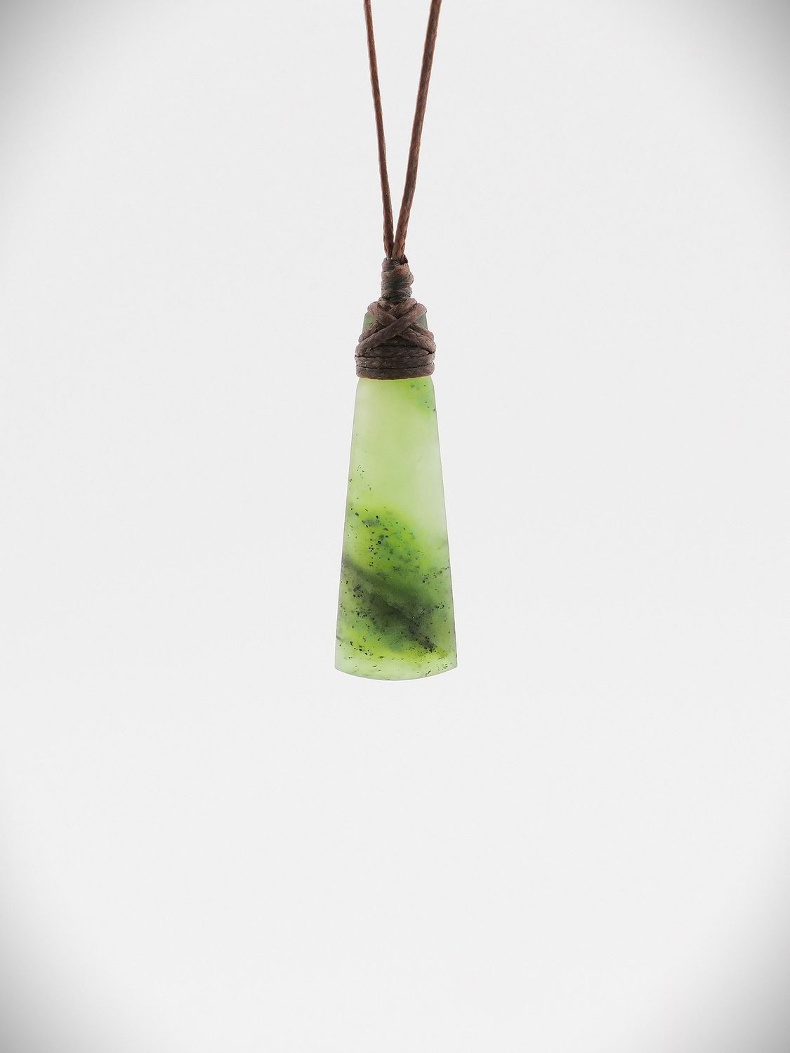 Moko Pounamu Toki Genuine NZ Kahurangi Greenstone - Tuahu Kauri