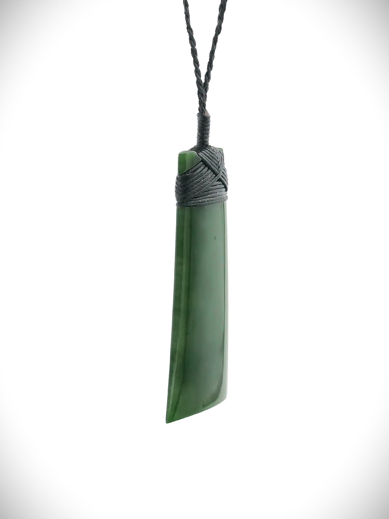Moko Pounamu Toki NZ Genuine Kahurangi Greenstone - Waihua