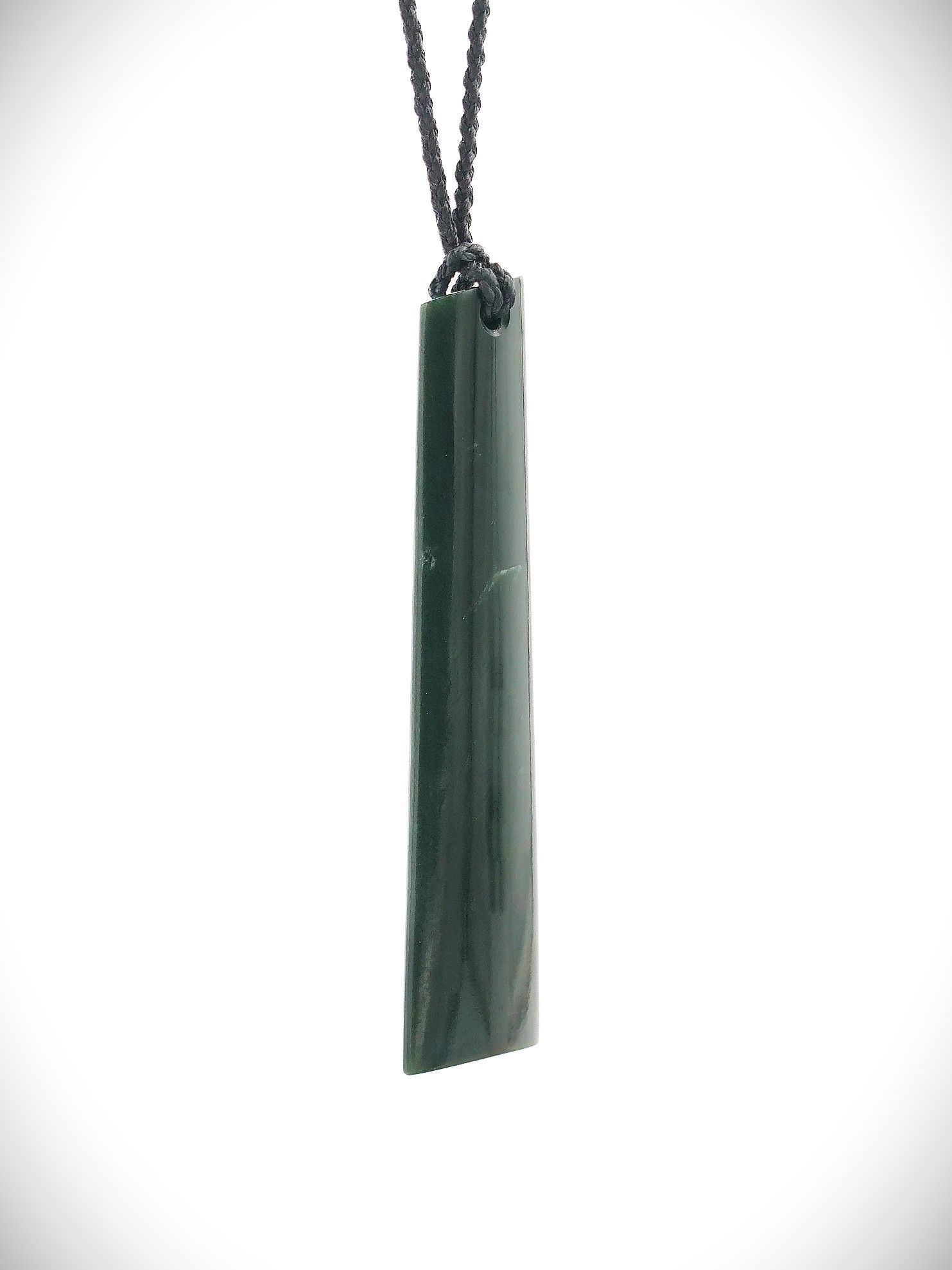 Moko Pounamu Kuru NZ Genuine Kawakawa Greenstone - Taieri