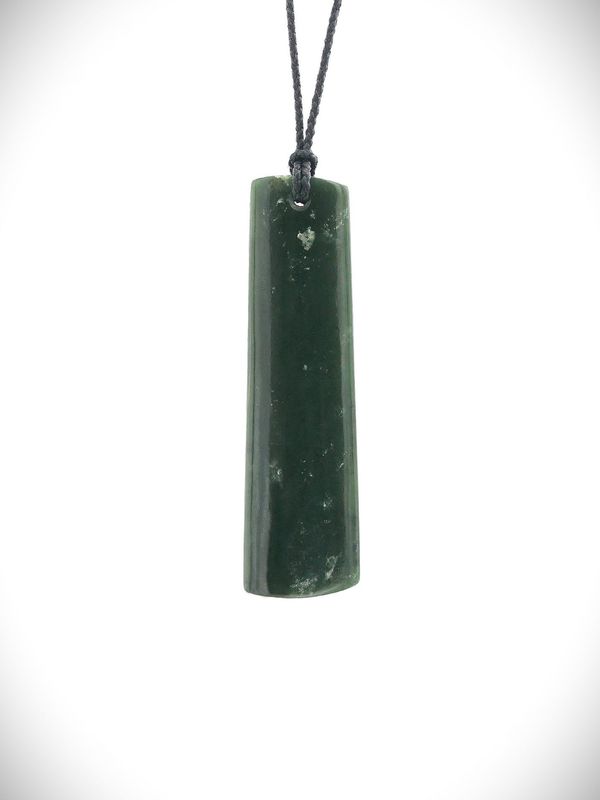Moko Pounamu Kuru NZ Genuine Kawakawa Greenstone - Waimata