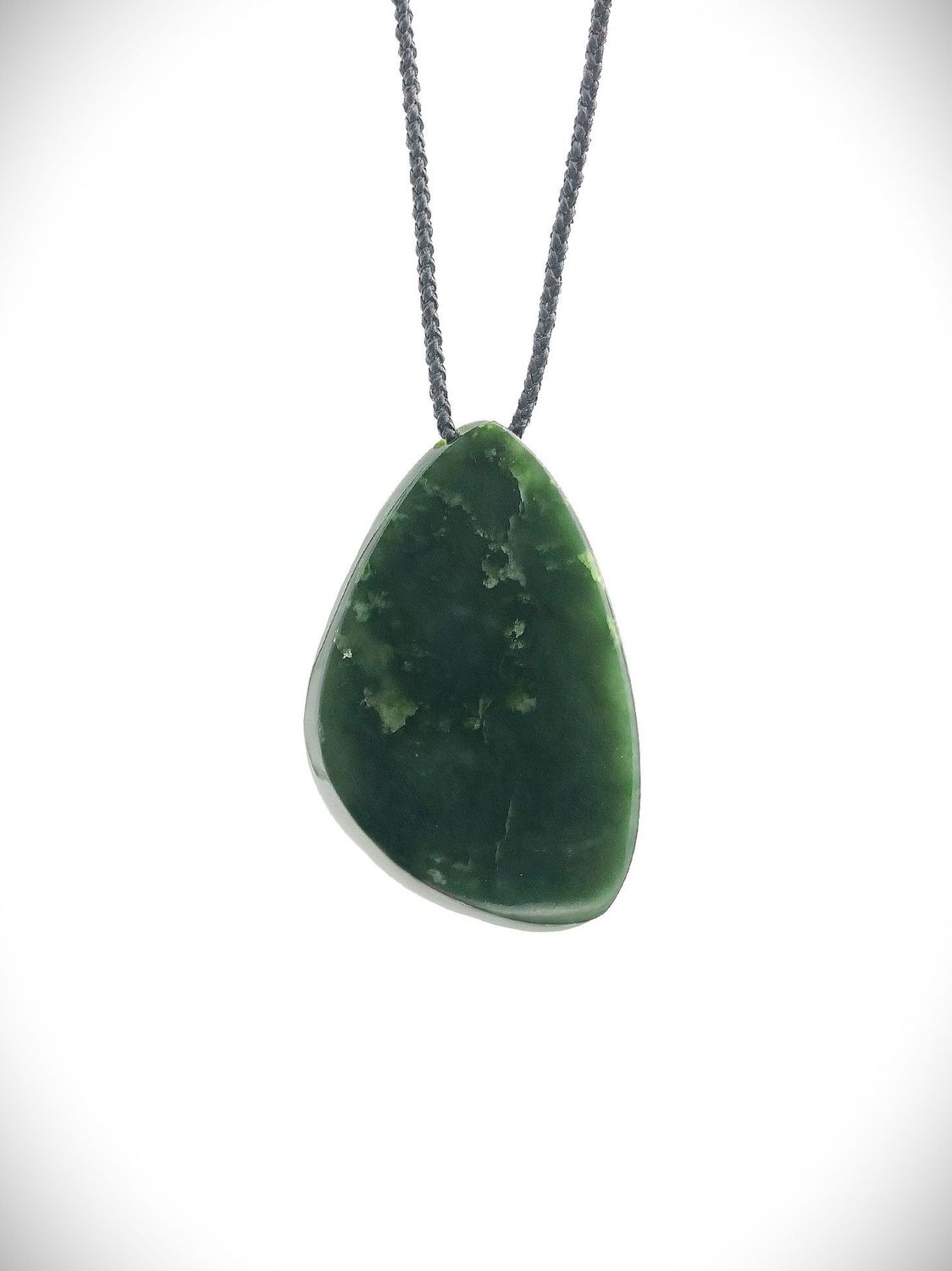 Moko Pounamu Roimata (Teardrop) NZ Genuine Kawakawa Greenstone - Waiora