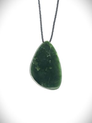 Moko Pounamu Roimata (Teardrop) NZ Genuine Kawakawa Greenstone - Waiora Moko Pounamu Roimata (Teardrop) NZ Genuine Kawakawa Greenstone - Waiora