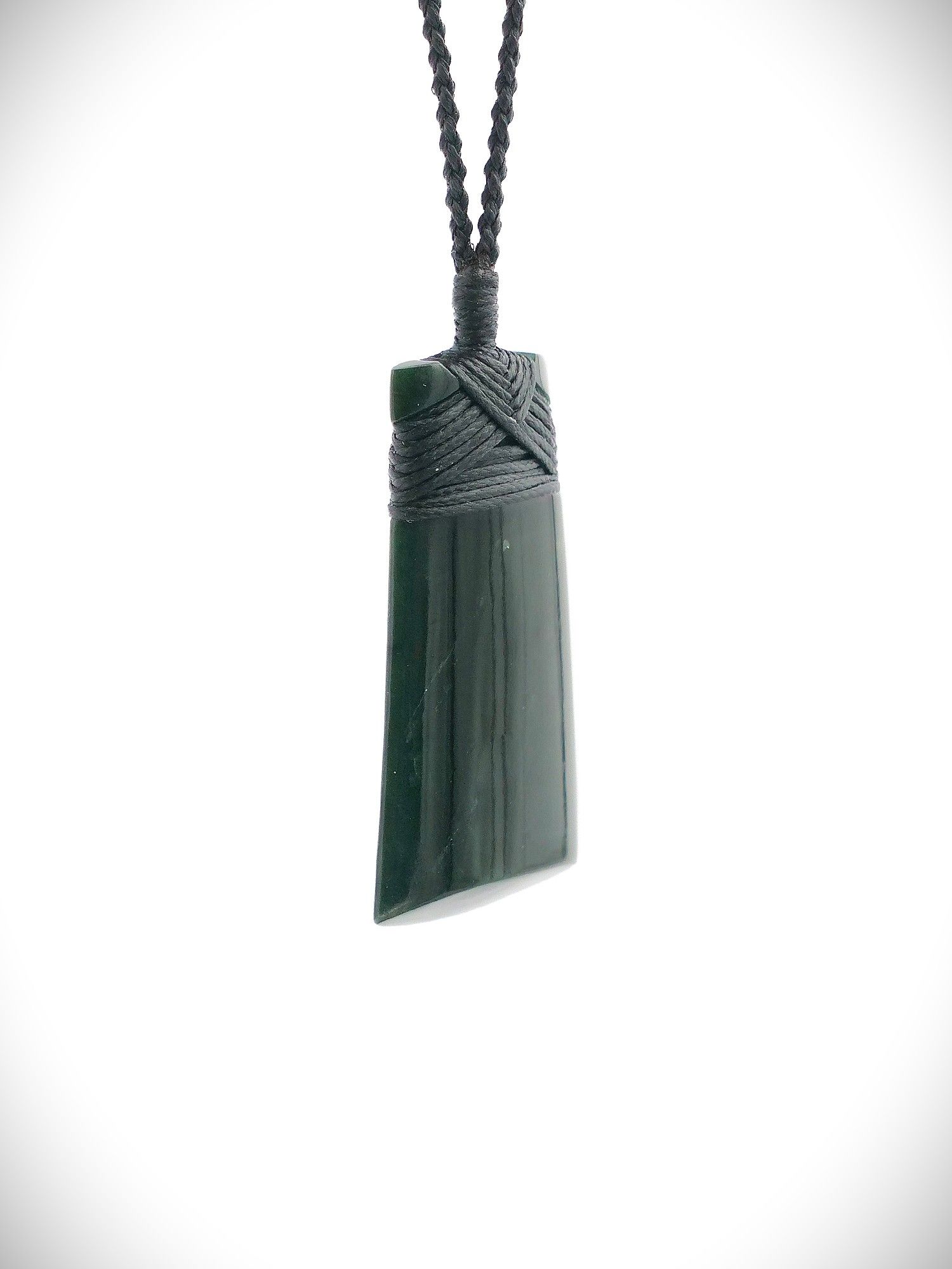 Moko Pounamu Toki Genuine NZ Kawakawa Greenstone - Kerepehi