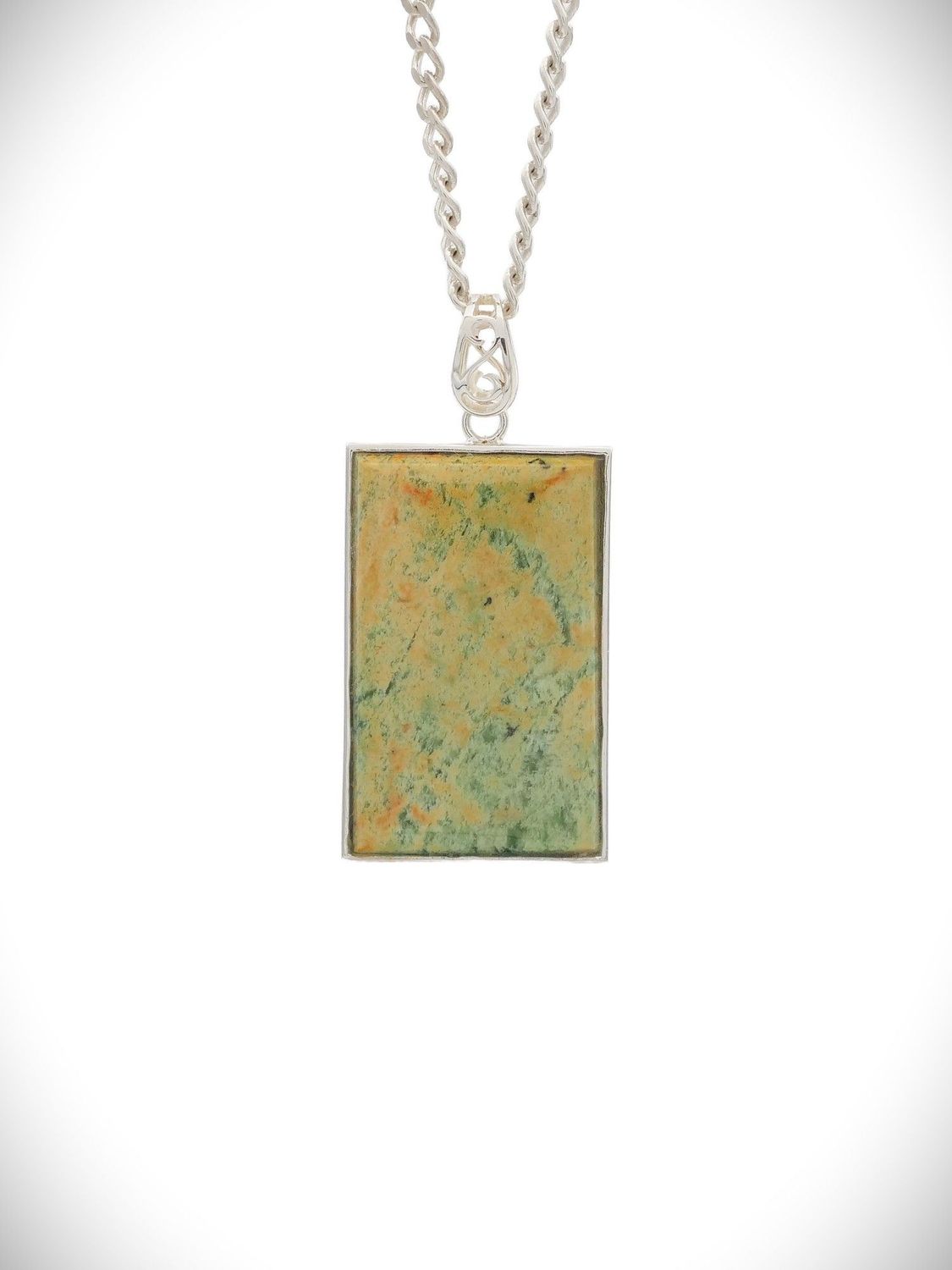 Moko Pounamu Genuine NZ Reversible Raukaraka Greenstone & Paua Shell Sterling Silver Pendant - Rawhiti