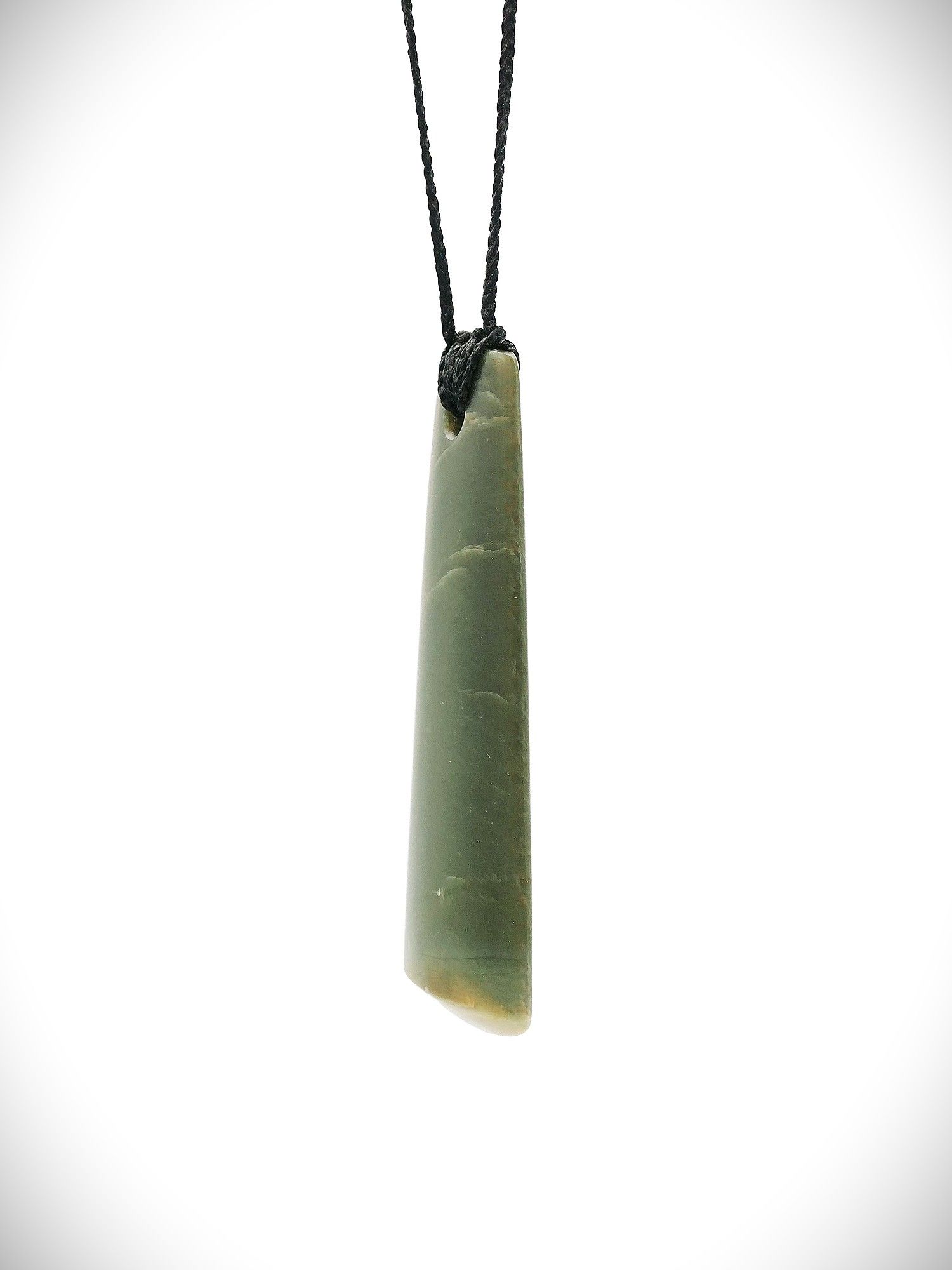 Moko Pounamu Toki Genuine NZ Inanga Greenstone - Mangapiko