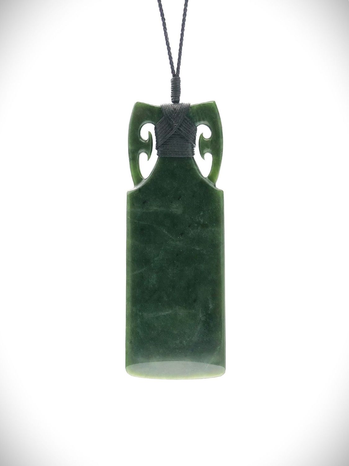 Moko Pounamu Toki NZ Genuine Kawakawa Greenstone - Waikino