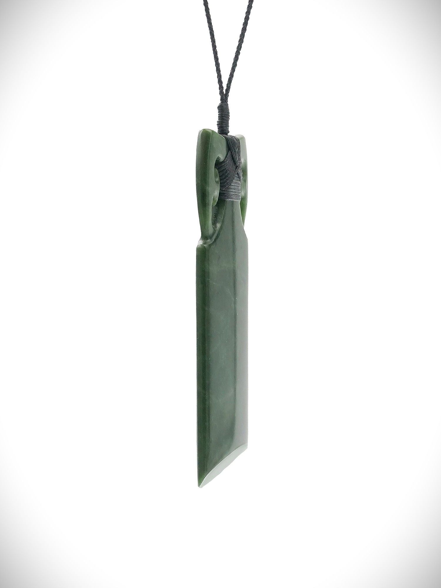 Moko Pounamu Toki NZ Genuine Kawakawa Greenstone - Waikino