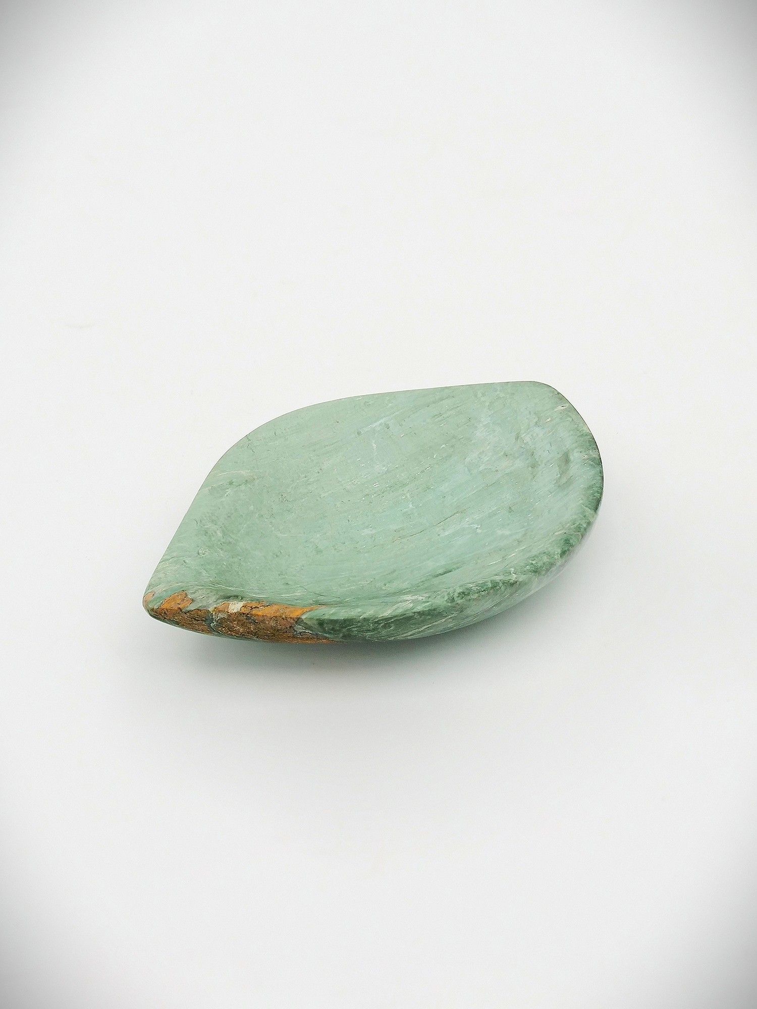 Moko Pounamu Ipu Kōhatu Bowl Genuine NZ Tangiwai Greenstone - Opoutere