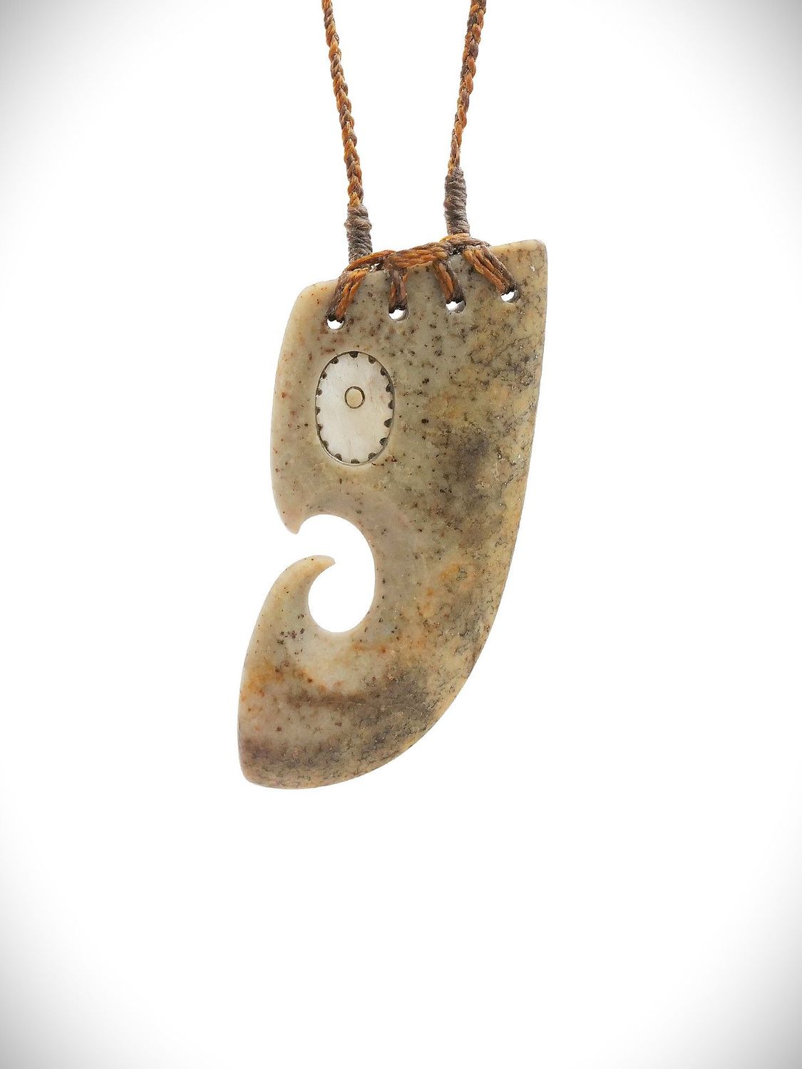 Moko Pounamu Rei Niho NZ Genuine Kokopu Greenstone - Pukepoto Moko Pounamu Rei Niho NZ Genuine Kokopu Greenstone - Pukepoto