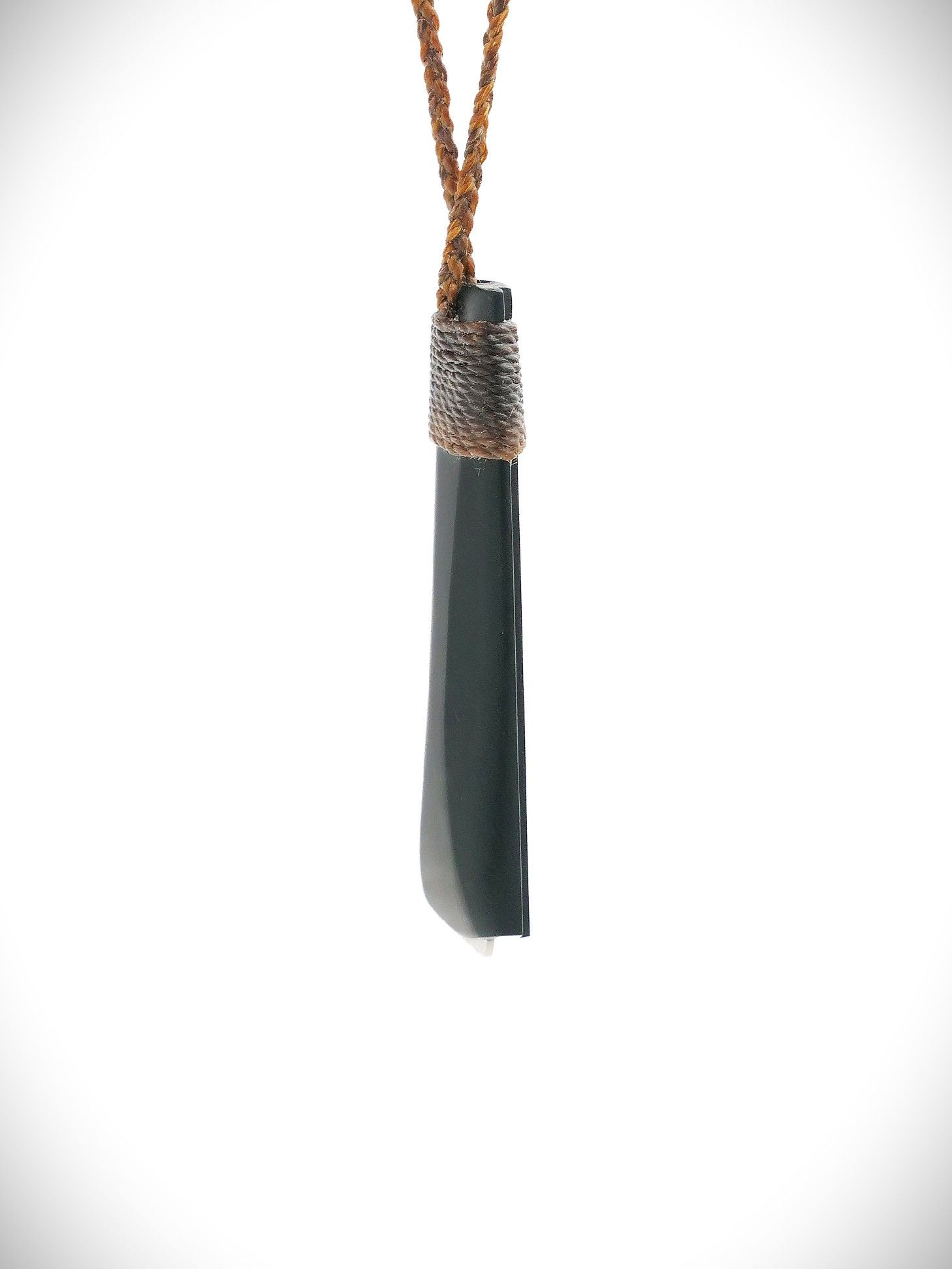 Moko Pounamu Toki NZ Genuine Pakohe (Argillite) Whale Bone - Wharekaho