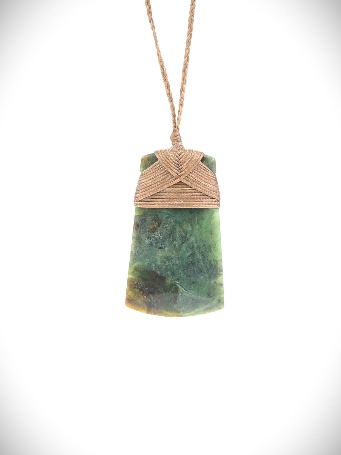 Moko Pounamu Toki NZ Genuine Kahotea Greenstone - Waka