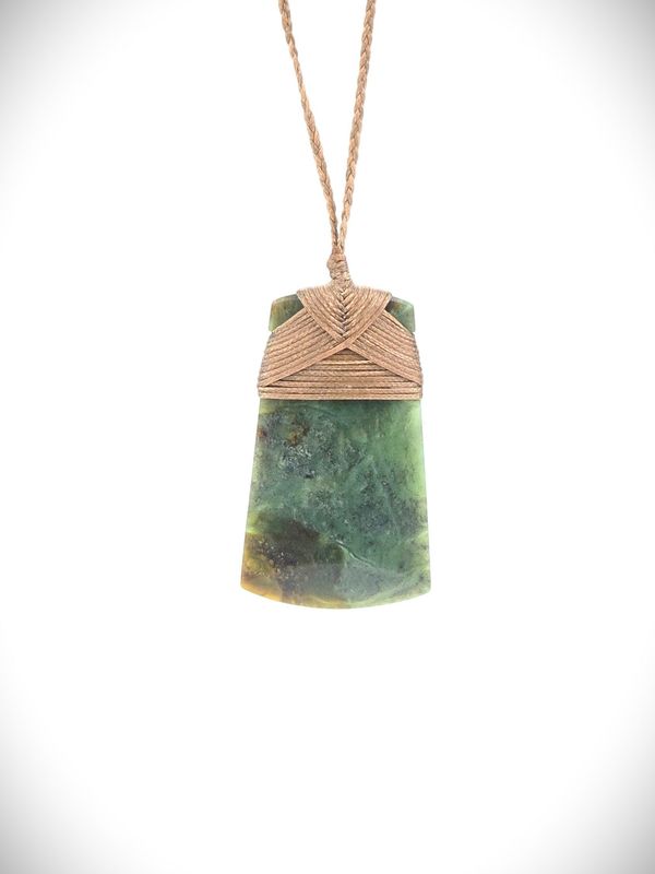 Moko Pounamu Toki NZ Genuine Totoweka Greenstone - Waka