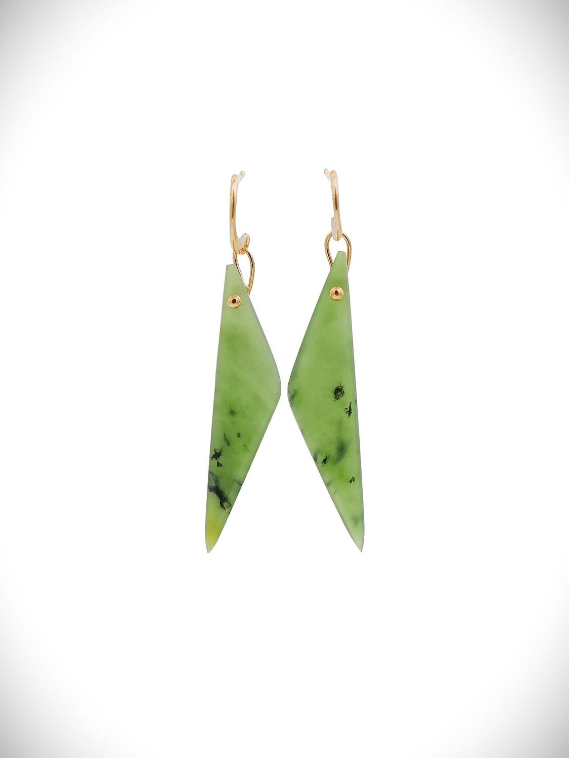 Moko Pounamu NZ Genuine Kahurangi Greenstone Earrings - Taranoho