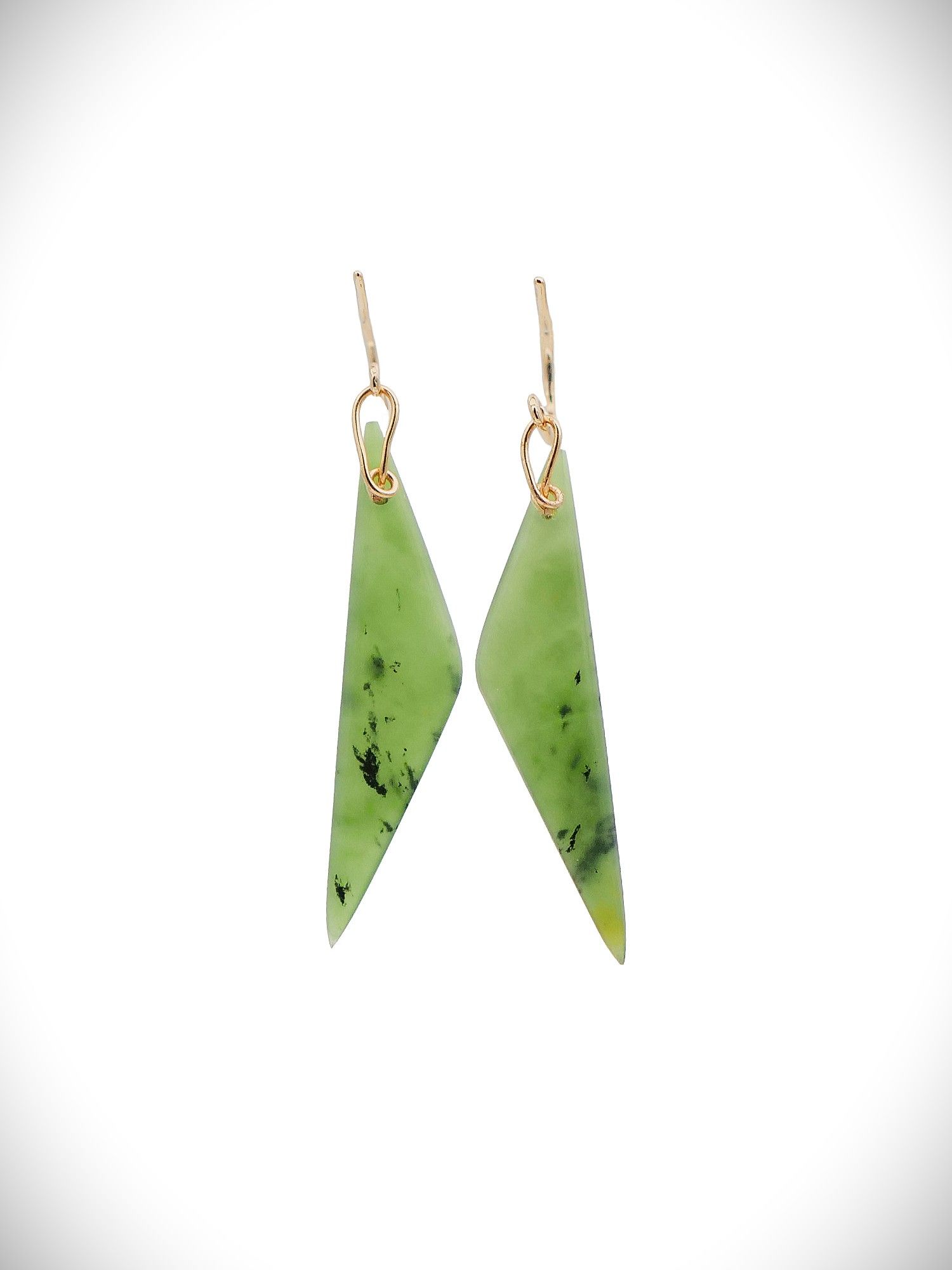 Moko Pounamu NZ Genuine Kahurangi Greenstone Earrings - Taranoho