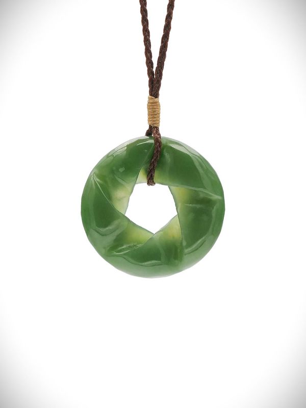 Moko Pounamu Southern Cross NZ Genuine Inanga Greenstone - Opito