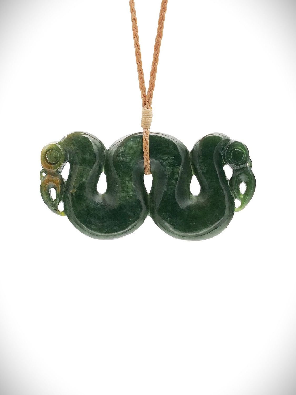 Moko Pounamu Pekapeka Genuine NZ Kawakawa Flower Greenstone - Paritu Moko Pounamu Pekapeka Genuine NZ Kawakawa Flower Greenstone - Paritu