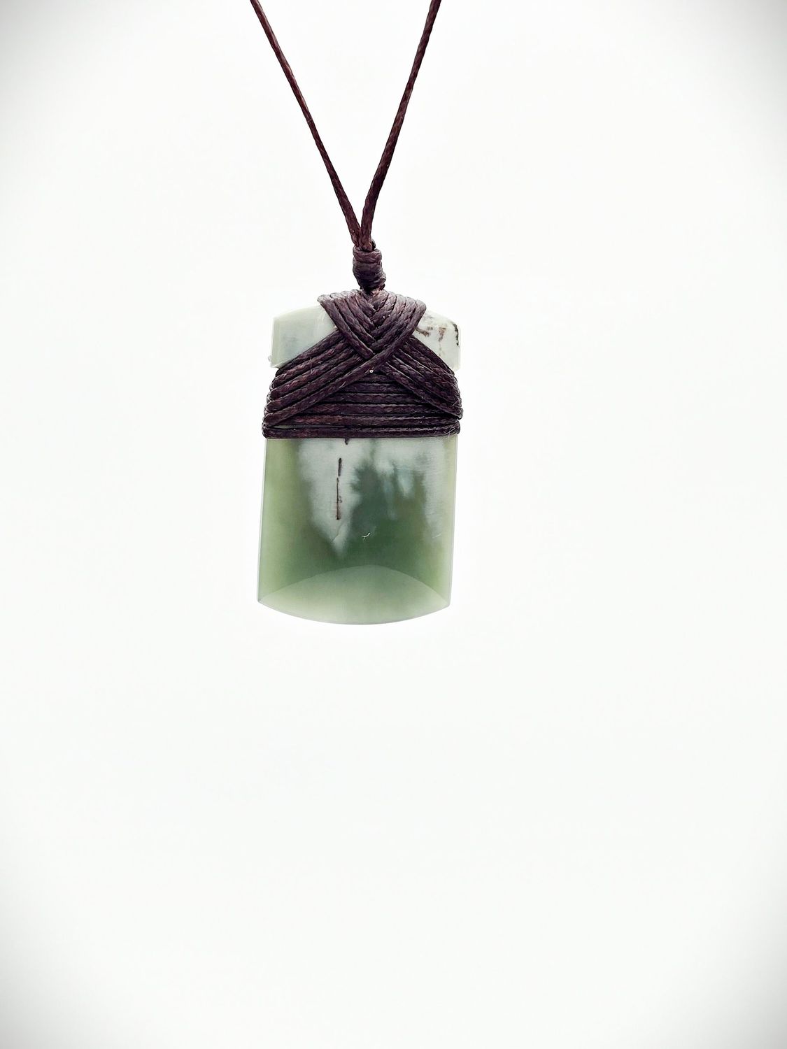 Moko Pounamu Toki Genuine NZ Inanga Greenstone - Kokako