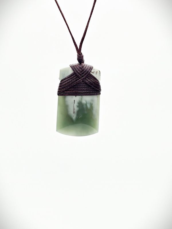 Moko Pounamu Toki Genuine NZ Inanga Greenstone - Kokako