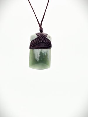Moko Pounamu Toki Genuine NZ Inanga Greenstone - Kokako