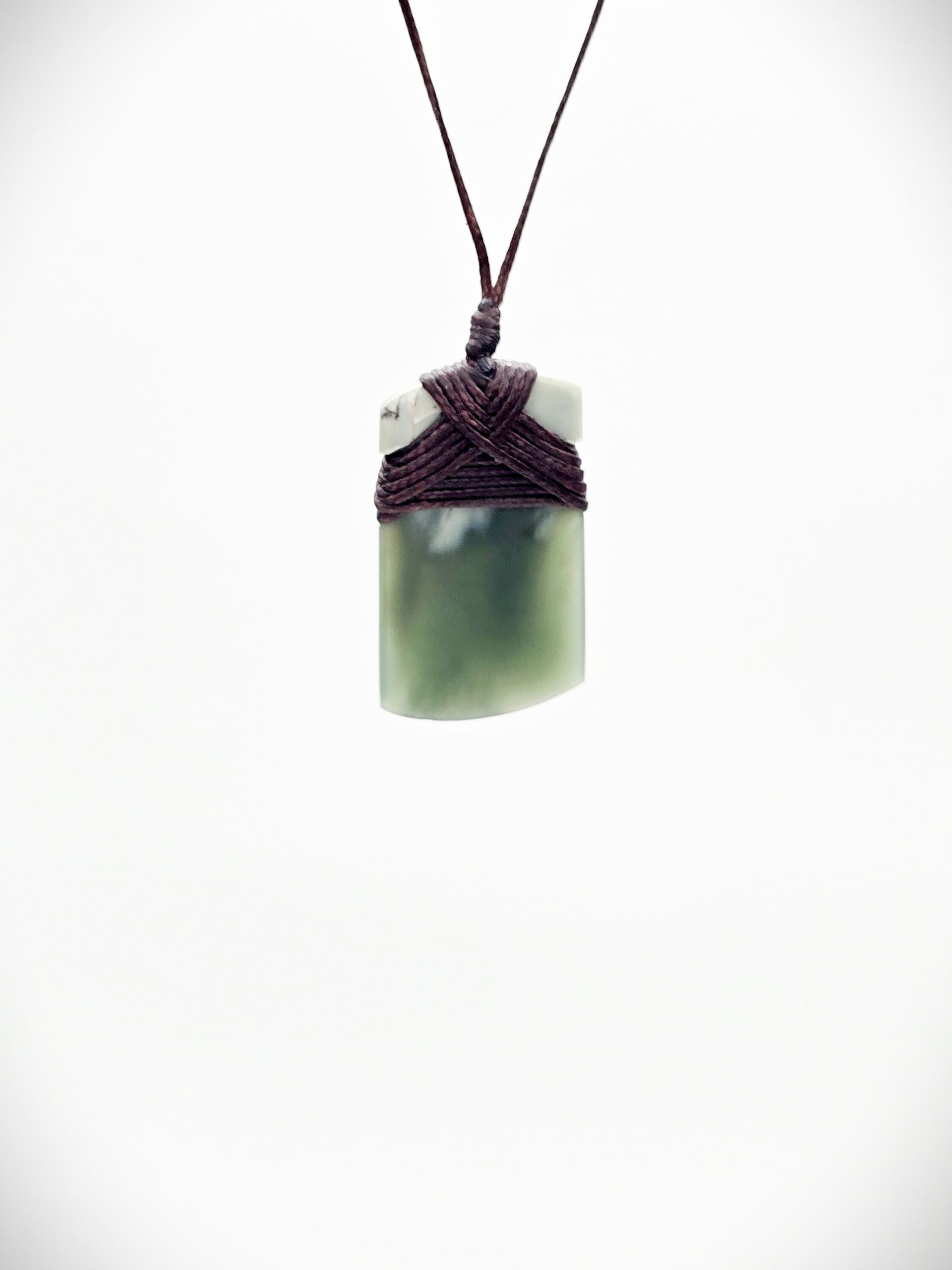 Moko Pounamu Toki Genuine NZ Inanga Greenstone - Kokako