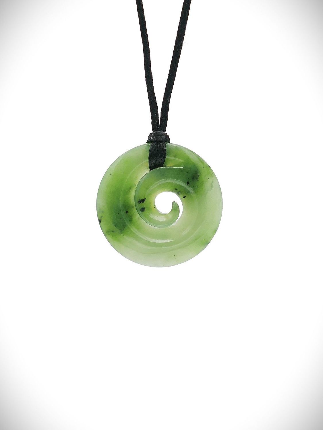 Moko Pounamu Koru NZ Genuine Kahurangi Greenstone - Meraki Moko Pounamu Koru NZ Genuine Kahurangi Greenstone - Meraki