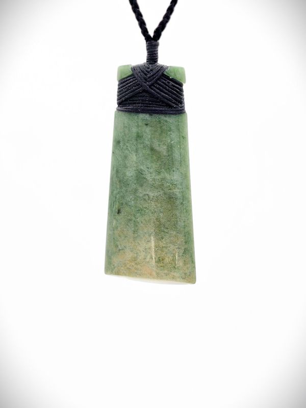 Moko Pounamu Toki NZ Genuine Kahotea Greenstone - Whitikahu